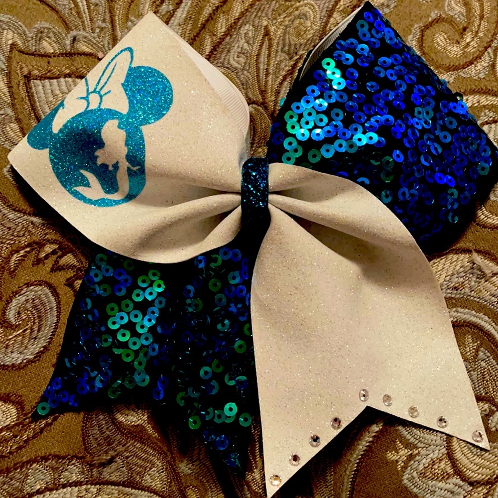Disney Ariel Custom Cheer Bow